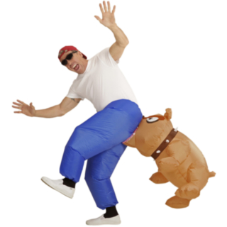 Uppblåsbar Bitande Bulldog