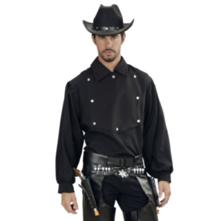 Cowboyskjorta Svart