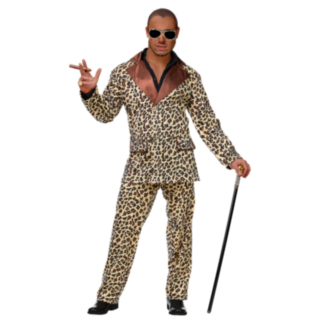 Leopard Pimp Maskeraddräkt