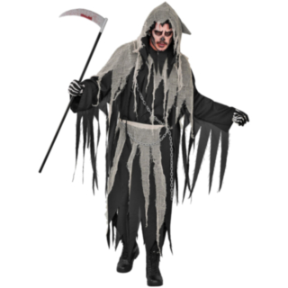 Lænket Grim Reaper Kostume