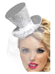Liten Cylinderhatt Silver