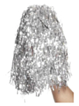 Metallisk Pom-pom Silver