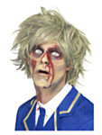 Zombie Peruk Grå Grön