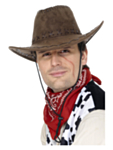 Sliten Cowboyhatt Brun