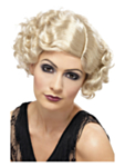 Kort Charlestonperuk Blond