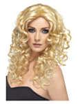 Glamourös peruk Blond