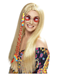Hippieperuk Blond