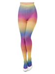 Regnbågsfärgade tights
