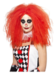 Lång Clownperuk Röd