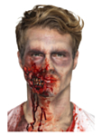 Latex Zombie Sår