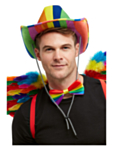 Regnbåge Cowboyhatt