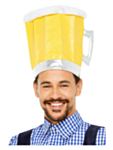 Oktoberfest Ölhatt Gul
