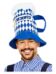 Oktoberfest Ölhatt Blå