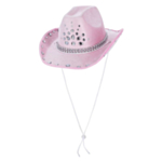 Strass Cowboyhatt Rosa