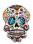 Uppblåsbar Day Of The Dead Dödskalle