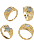 90-tal Bling Ringar