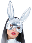 Fever Kaninmask Silver