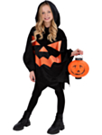 Pumpa Poncho Barndräkt Svart
