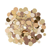 Runt Konfetti Kamel/Guld