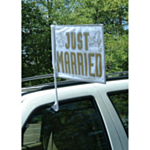 Bilflagga Just Married