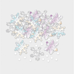 Snöflingor Konfetti