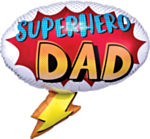 Superhero Dad Folieballong