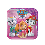 Fyrkantiga Paw Patrol Tallrikar