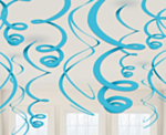 Swirls Caribbean Blue