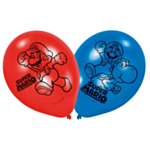 Super Mario® Ballonger Röd/Blå