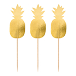 Ananas Matpinnar Guld