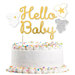 Tårtdekoration Hello Baby