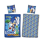 Sonic® Bomull Sängkläder Blå