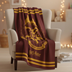 Harry Potter® Flanell Fleecefilt Röd