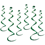 Metalliska Swirls Grön