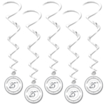 Silverbröllop Spiraler