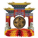 Asiatisk Gonggong Dekoration