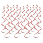 Metalliska Swirls Roséguld