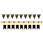 Girlang Set Svart/Guld