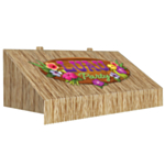 3D Tiki Bar Väggdekoration