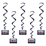 80-tal Kassettband Swirls