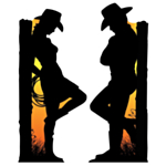 Western Siluett Dekorationer