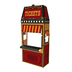 Cirkus Biljettkiosk Dekoration