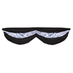Tygbanner Svart/Silver