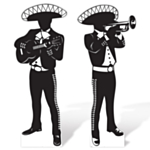 Fiesta Mariachi Siluett Dekorationer