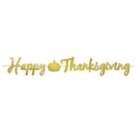Happy Thanksgiving Girlang Guld