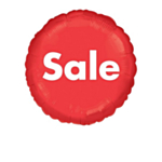 Sale Folieballong Röd