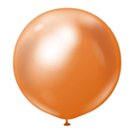 Premium Gigantiska Latexballonger Chrome Koppar