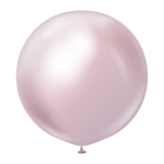 Premium Gigantiska Latexballonger Chrome Pink Gold