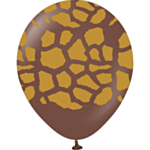 Premium Latexballonger Safari Chocolate Gold