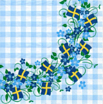 Blommor Sverige Servetter